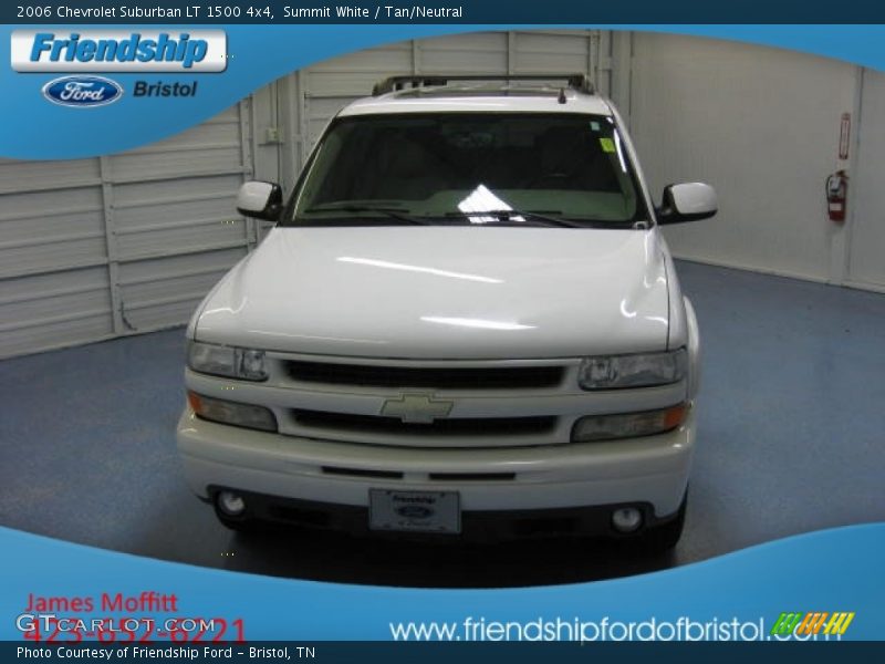 Summit White / Tan/Neutral 2006 Chevrolet Suburban LT 1500 4x4
