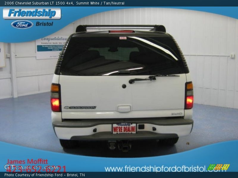 Summit White / Tan/Neutral 2006 Chevrolet Suburban LT 1500 4x4