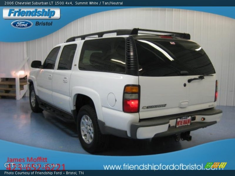 Summit White / Tan/Neutral 2006 Chevrolet Suburban LT 1500 4x4