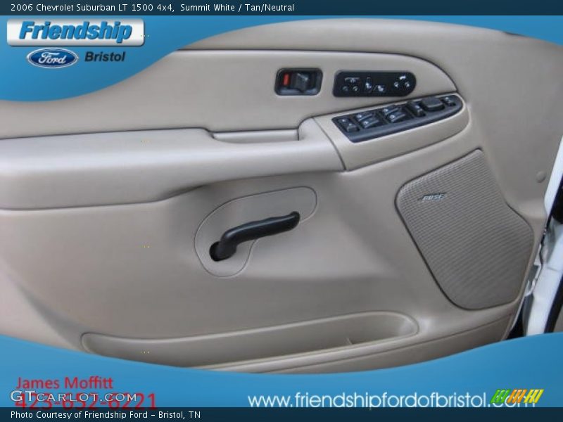 Summit White / Tan/Neutral 2006 Chevrolet Suburban LT 1500 4x4