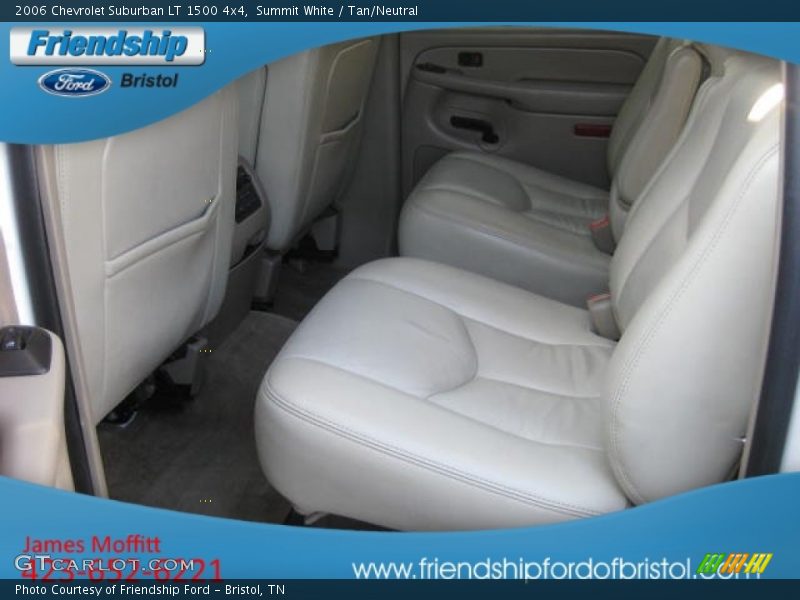 Summit White / Tan/Neutral 2006 Chevrolet Suburban LT 1500 4x4