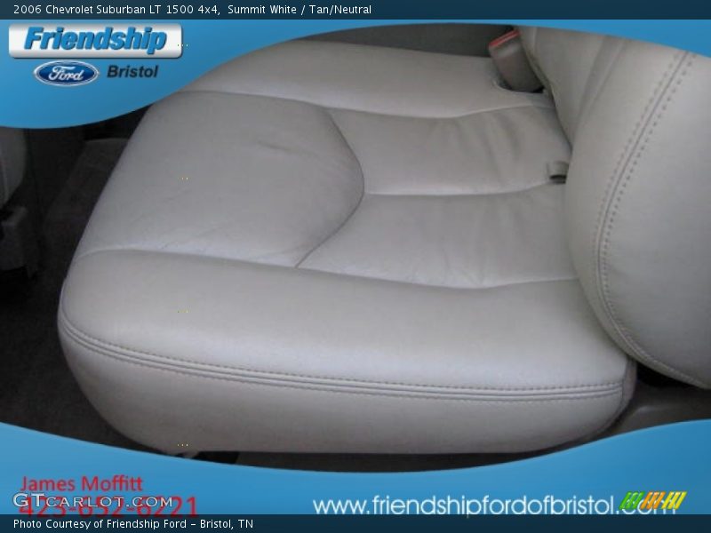 Summit White / Tan/Neutral 2006 Chevrolet Suburban LT 1500 4x4