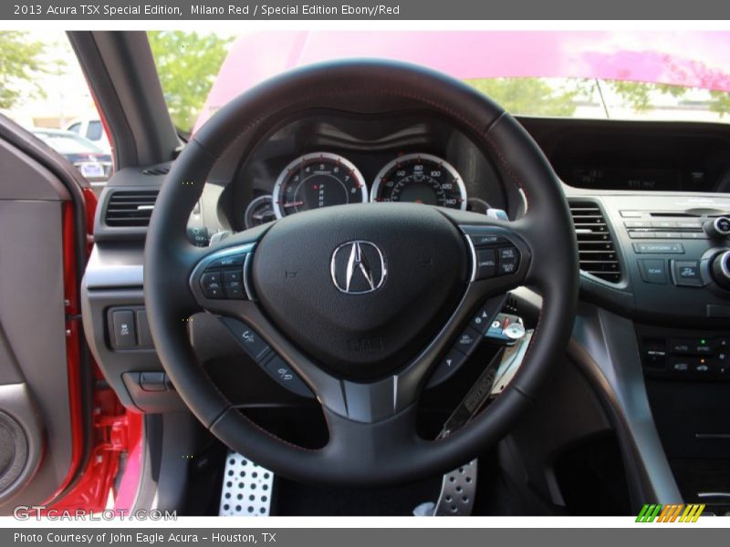 Milano Red / Special Edition Ebony/Red 2013 Acura TSX Special Edition