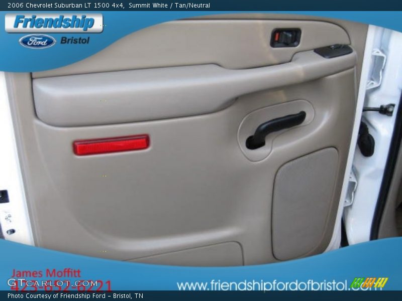 Summit White / Tan/Neutral 2006 Chevrolet Suburban LT 1500 4x4