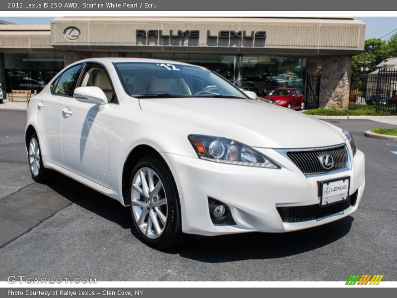 Starfire White Pearl / Ecru 2012 Lexus IS 250 AWD