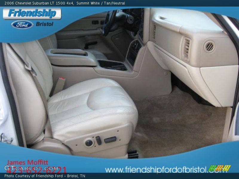Summit White / Tan/Neutral 2006 Chevrolet Suburban LT 1500 4x4
