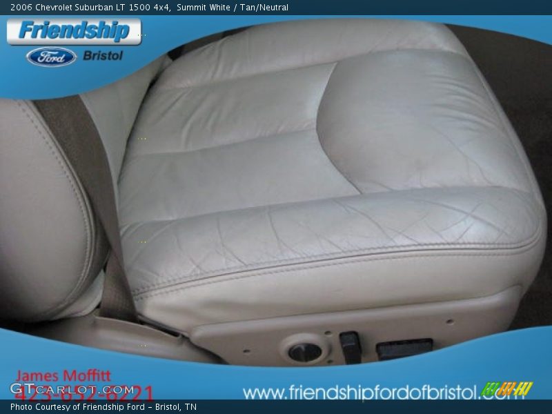 Summit White / Tan/Neutral 2006 Chevrolet Suburban LT 1500 4x4
