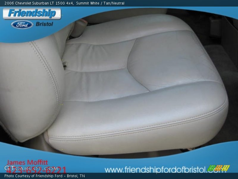 Summit White / Tan/Neutral 2006 Chevrolet Suburban LT 1500 4x4