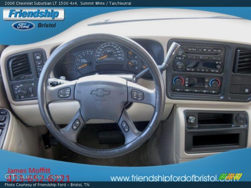 Summit White / Tan/Neutral 2006 Chevrolet Suburban LT 1500 4x4