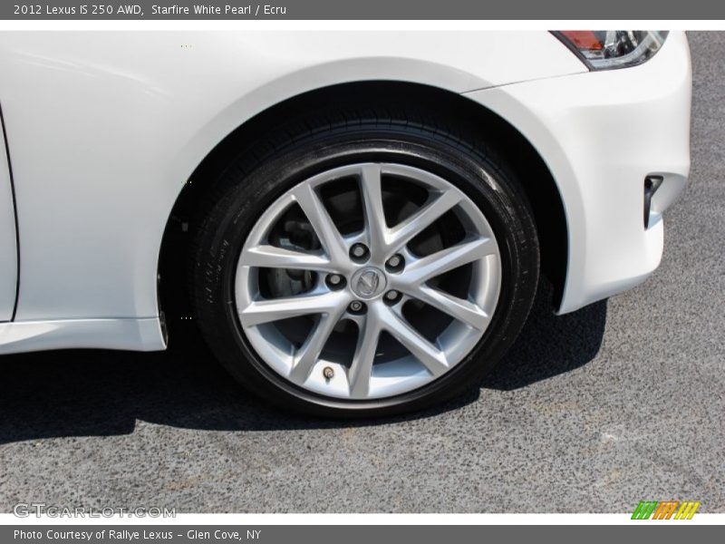 Starfire White Pearl / Ecru 2012 Lexus IS 250 AWD