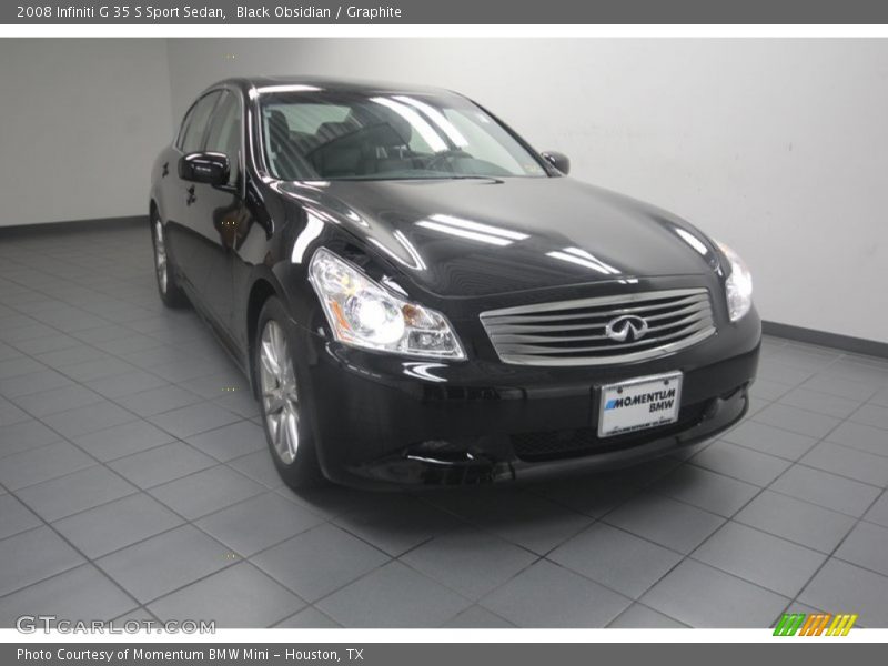 Black Obsidian / Graphite 2008 Infiniti G 35 S Sport Sedan