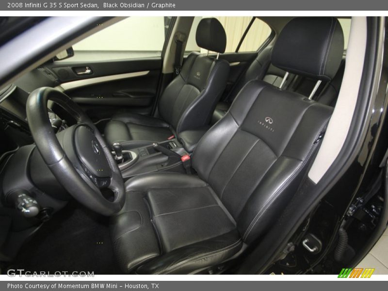 Black Obsidian / Graphite 2008 Infiniti G 35 S Sport Sedan