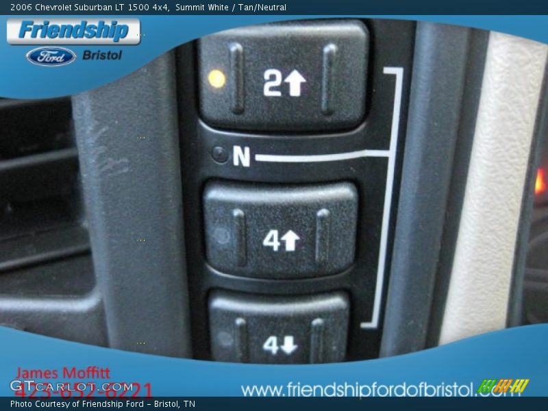 Summit White / Tan/Neutral 2006 Chevrolet Suburban LT 1500 4x4