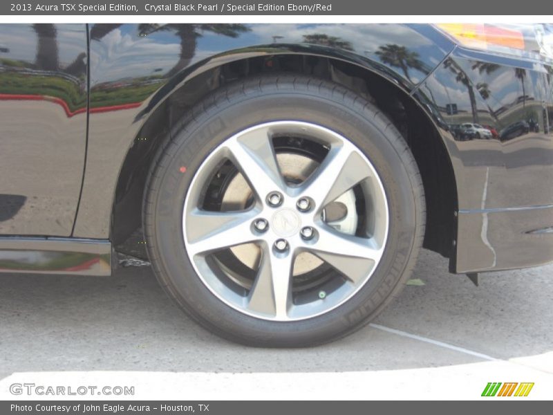 Crystal Black Pearl / Special Edition Ebony/Red 2013 Acura TSX Special Edition