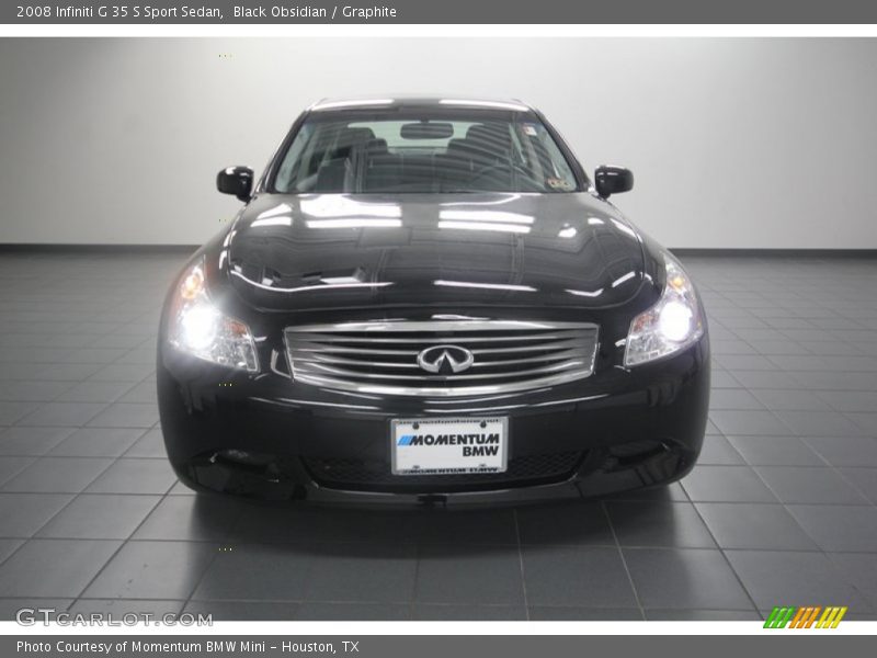 Black Obsidian / Graphite 2008 Infiniti G 35 S Sport Sedan