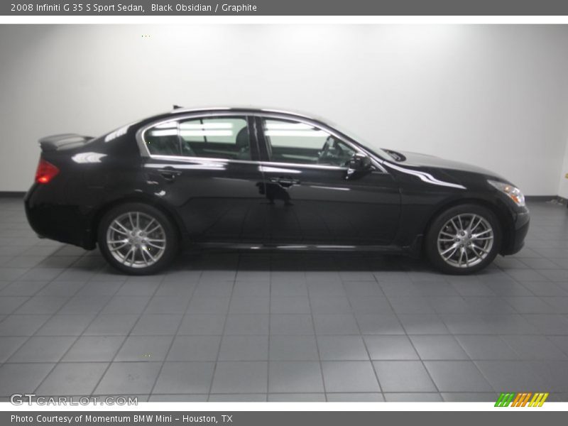 Black Obsidian / Graphite 2008 Infiniti G 35 S Sport Sedan