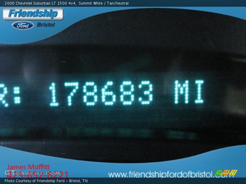 Summit White / Tan/Neutral 2006 Chevrolet Suburban LT 1500 4x4