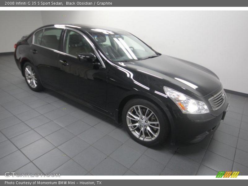 Black Obsidian / Graphite 2008 Infiniti G 35 S Sport Sedan