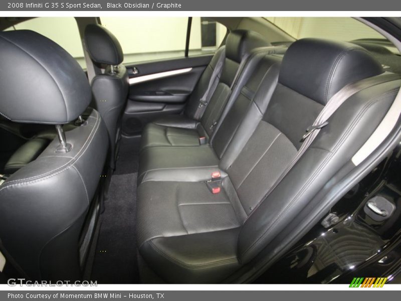 Black Obsidian / Graphite 2008 Infiniti G 35 S Sport Sedan