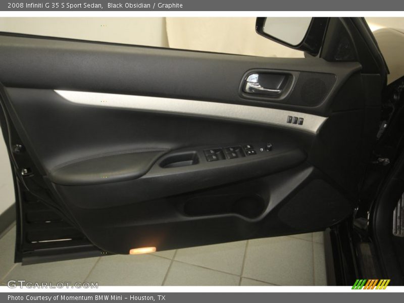 Black Obsidian / Graphite 2008 Infiniti G 35 S Sport Sedan