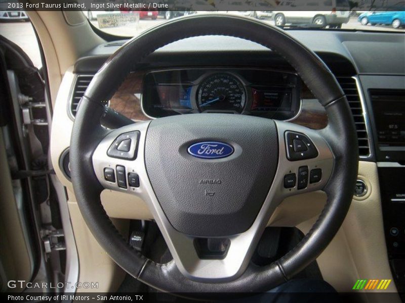 Ingot Silver Metallic / Dune 2013 Ford Taurus Limited