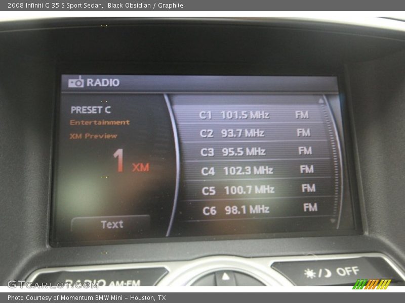 Black Obsidian / Graphite 2008 Infiniti G 35 S Sport Sedan