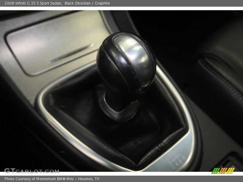 Black Obsidian / Graphite 2008 Infiniti G 35 S Sport Sedan
