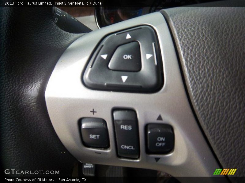 Ingot Silver Metallic / Dune 2013 Ford Taurus Limited