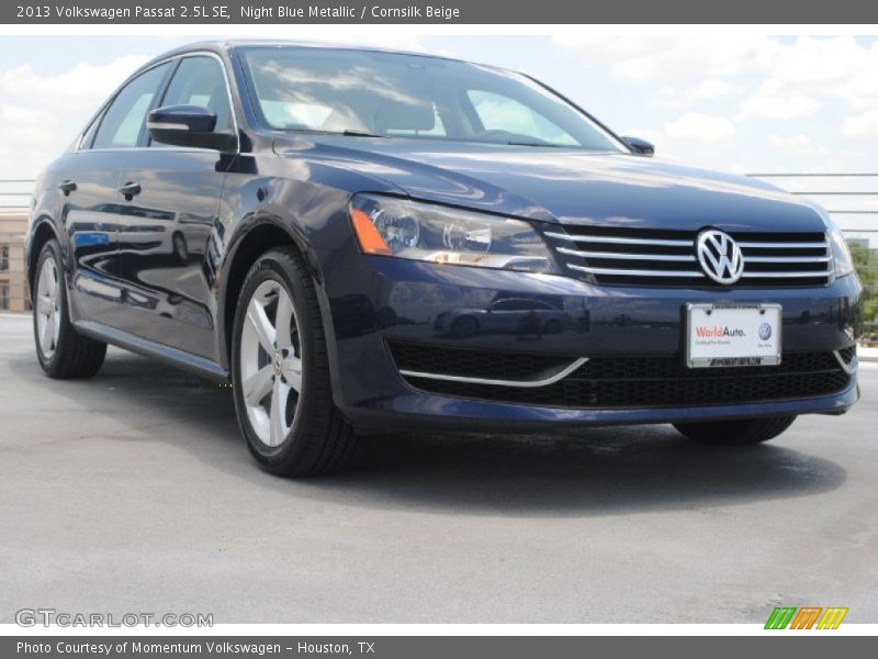 Night Blue Metallic / Cornsilk Beige 2013 Volkswagen Passat 2.5L SE