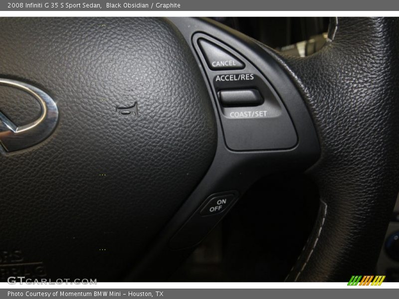Black Obsidian / Graphite 2008 Infiniti G 35 S Sport Sedan