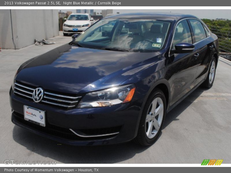 Night Blue Metallic / Cornsilk Beige 2013 Volkswagen Passat 2.5L SE