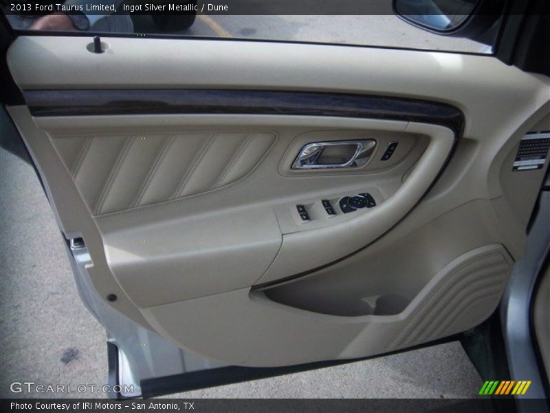 Ingot Silver Metallic / Dune 2013 Ford Taurus Limited