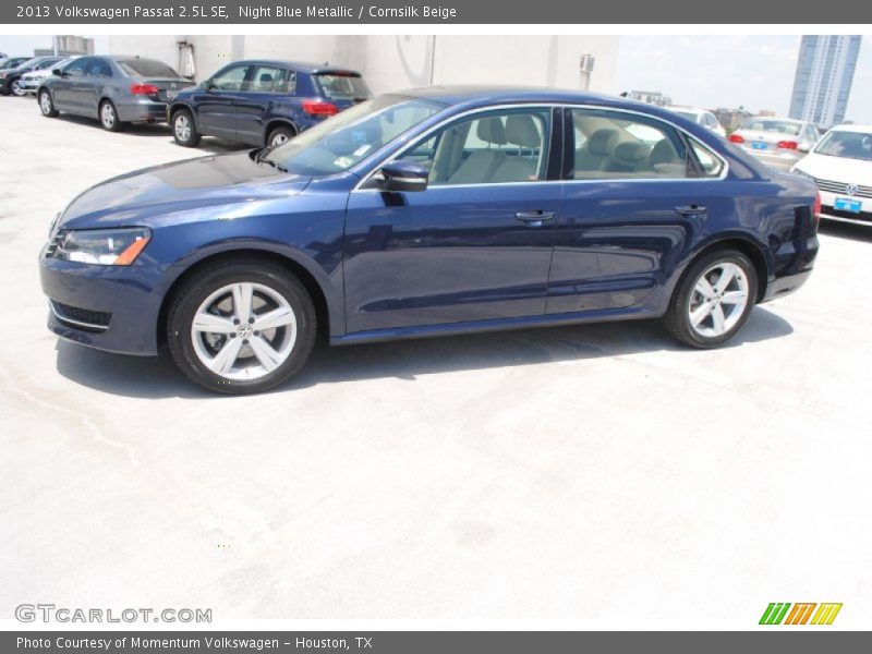 Night Blue Metallic / Cornsilk Beige 2013 Volkswagen Passat 2.5L SE