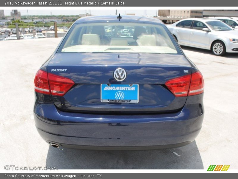 Night Blue Metallic / Cornsilk Beige 2013 Volkswagen Passat 2.5L SE