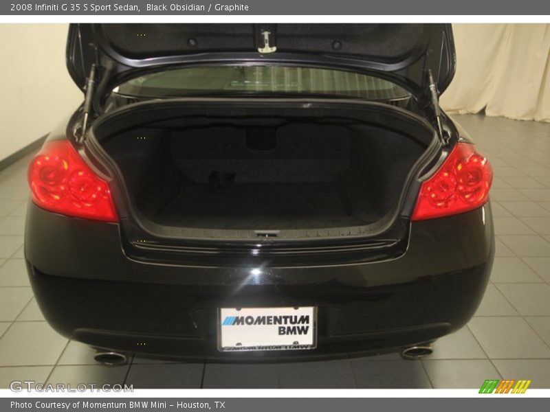 Black Obsidian / Graphite 2008 Infiniti G 35 S Sport Sedan