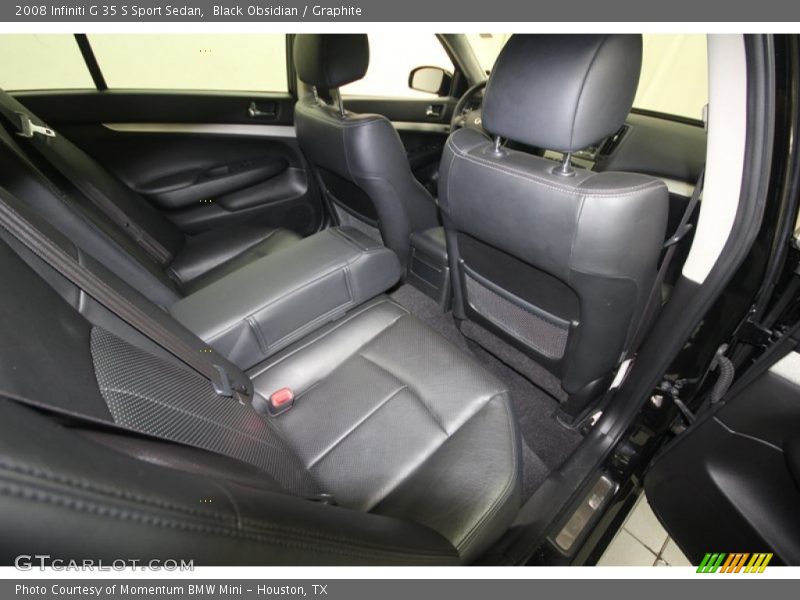 Black Obsidian / Graphite 2008 Infiniti G 35 S Sport Sedan
