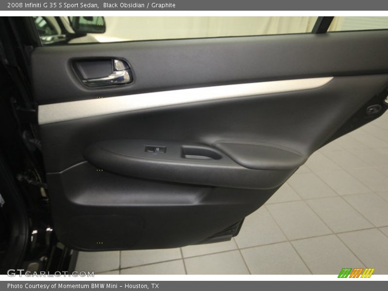 Black Obsidian / Graphite 2008 Infiniti G 35 S Sport Sedan