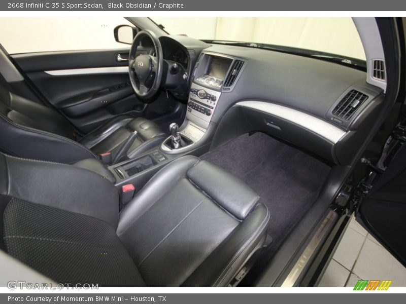 Black Obsidian / Graphite 2008 Infiniti G 35 S Sport Sedan