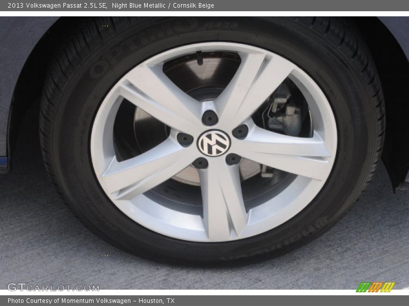 Night Blue Metallic / Cornsilk Beige 2013 Volkswagen Passat 2.5L SE