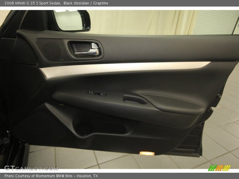 Black Obsidian / Graphite 2008 Infiniti G 35 S Sport Sedan
