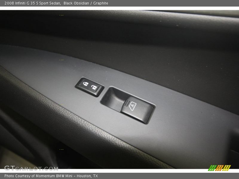 Black Obsidian / Graphite 2008 Infiniti G 35 S Sport Sedan