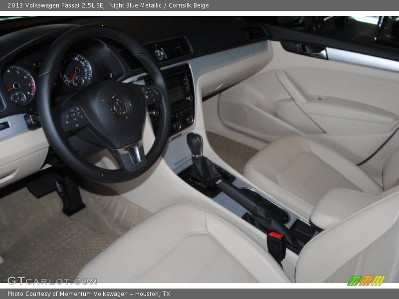 Night Blue Metallic / Cornsilk Beige 2013 Volkswagen Passat 2.5L SE