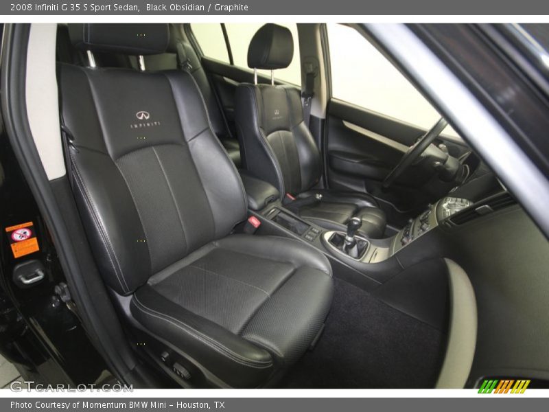 Black Obsidian / Graphite 2008 Infiniti G 35 S Sport Sedan