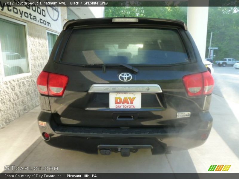 Black / Graphite Gray 2012 Toyota Sequoia Platinum 4WD