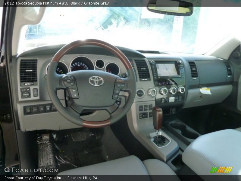 Black / Graphite Gray 2012 Toyota Sequoia Platinum 4WD