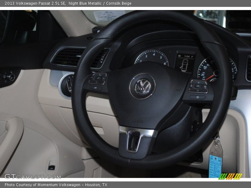 Night Blue Metallic / Cornsilk Beige 2013 Volkswagen Passat 2.5L SE
