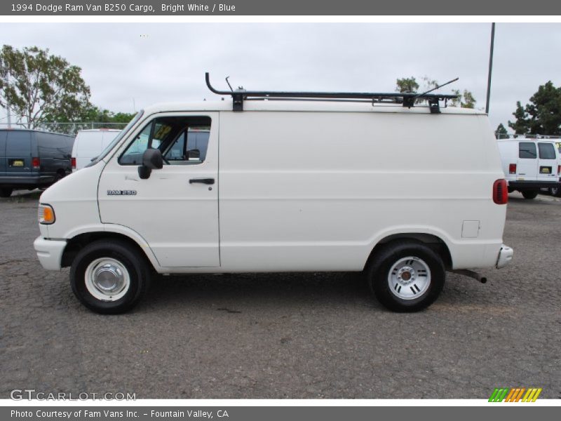  1994 Ram Van B250 Cargo Bright White