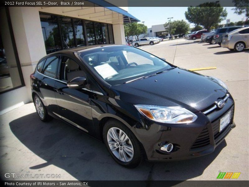 Black / Stone 2012 Ford Focus SEL 5-Door