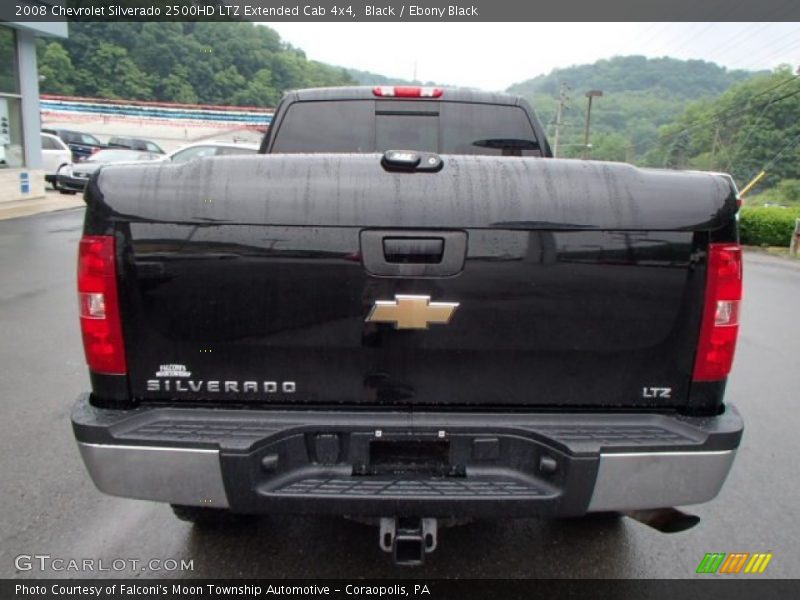 Black / Ebony Black 2008 Chevrolet Silverado 2500HD LTZ Extended Cab 4x4