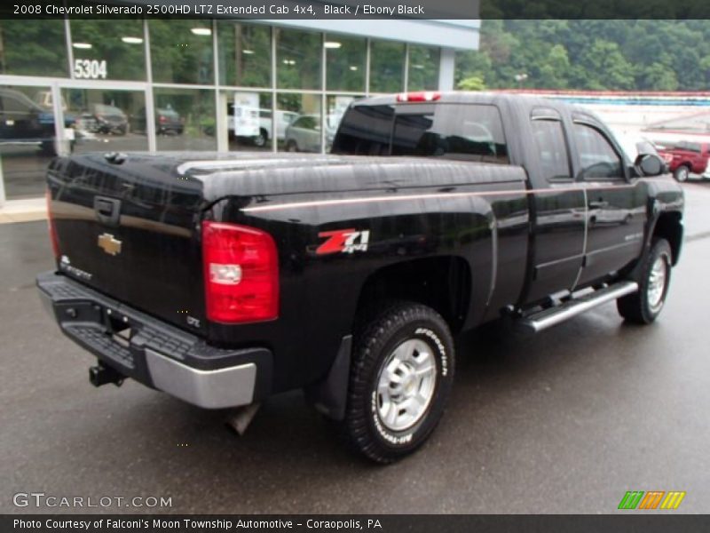 Black / Ebony Black 2008 Chevrolet Silverado 2500HD LTZ Extended Cab 4x4